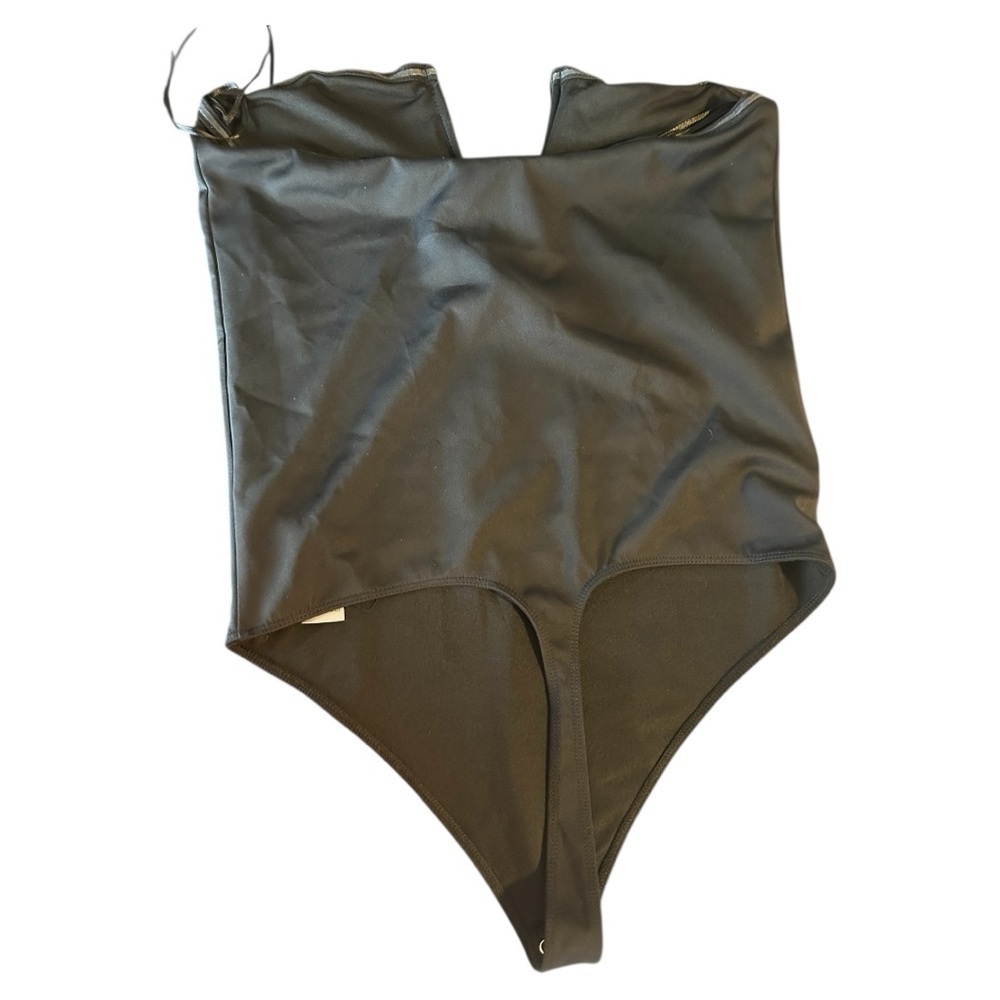 Good American Scuba Deep V Bar Bodysuit - Picture 2 of 7
